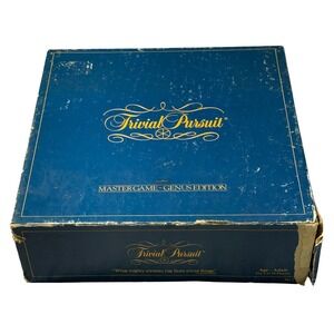 Vintage Trivial Pursuit Master Game Genus Edition 1981 Selchow & Righter No 7